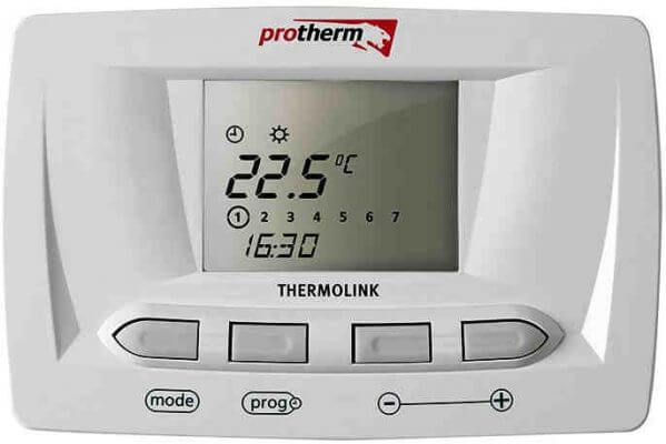 Електронен двупозиционен програмируем стаен термостат - термостат Protherm Thermolink S
