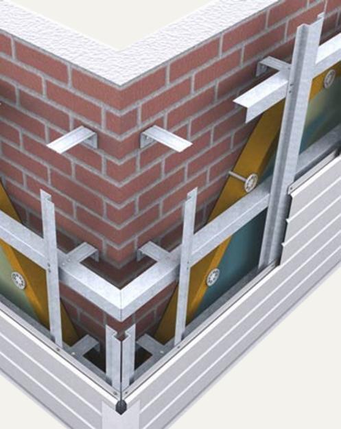 Как да направите подструктура на вентилирана фасада