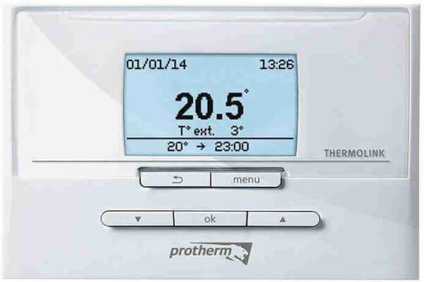 Стаен програмируем термостат Protherm Thermolink P с интерфейс (eBus) за газов котел Protherm Gepard (Panther)