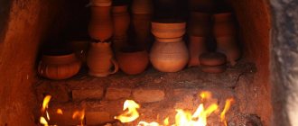 Изгаряне на керамични изделия в пещ