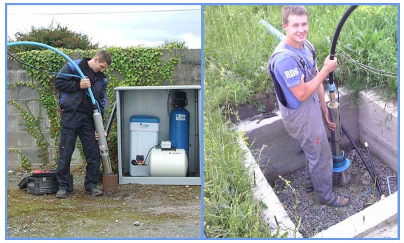Свързване на потопяема помпа към водоснабдителната система