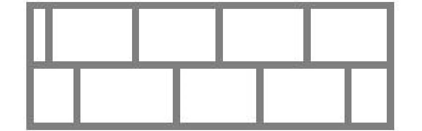 Схема за подреждане на листове от стиропор