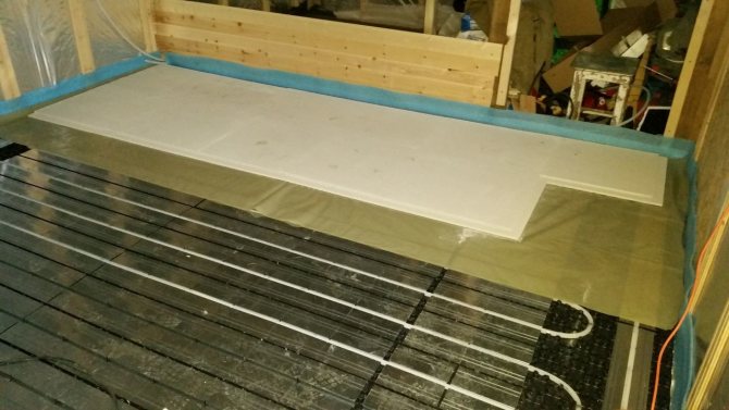 Плочи за разпределение на топлината за водно подово отопление