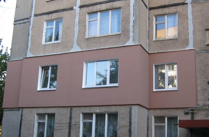 изолация на фасадата на отделен апартамент